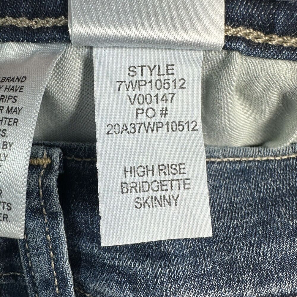 Lucky Brand BRIDGETTE SKINNY Jeans Womens Size 4/27 Ankle Blue Denim Pants 26x26 - Picture 11 of 12